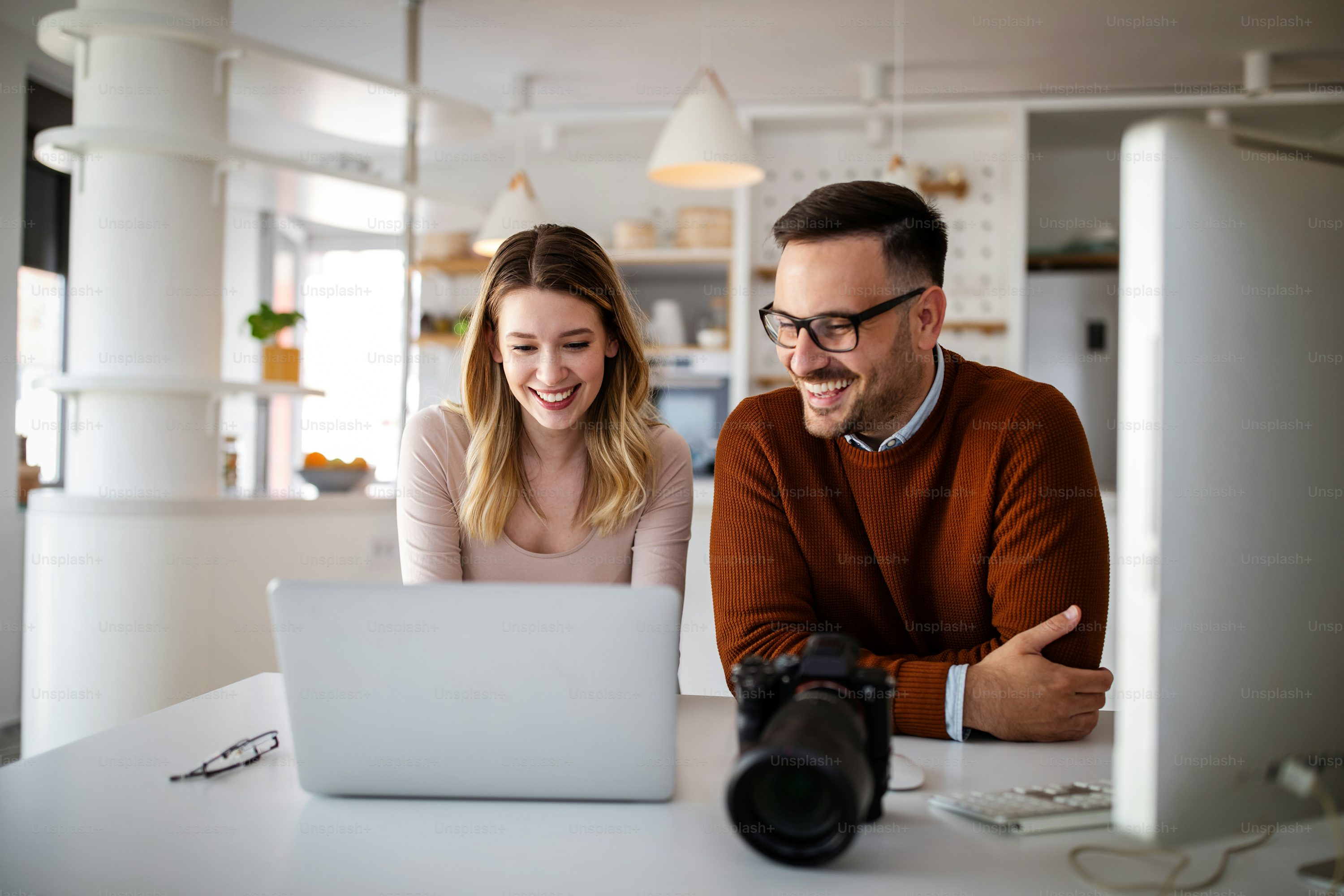 Creative team developing advertising assets