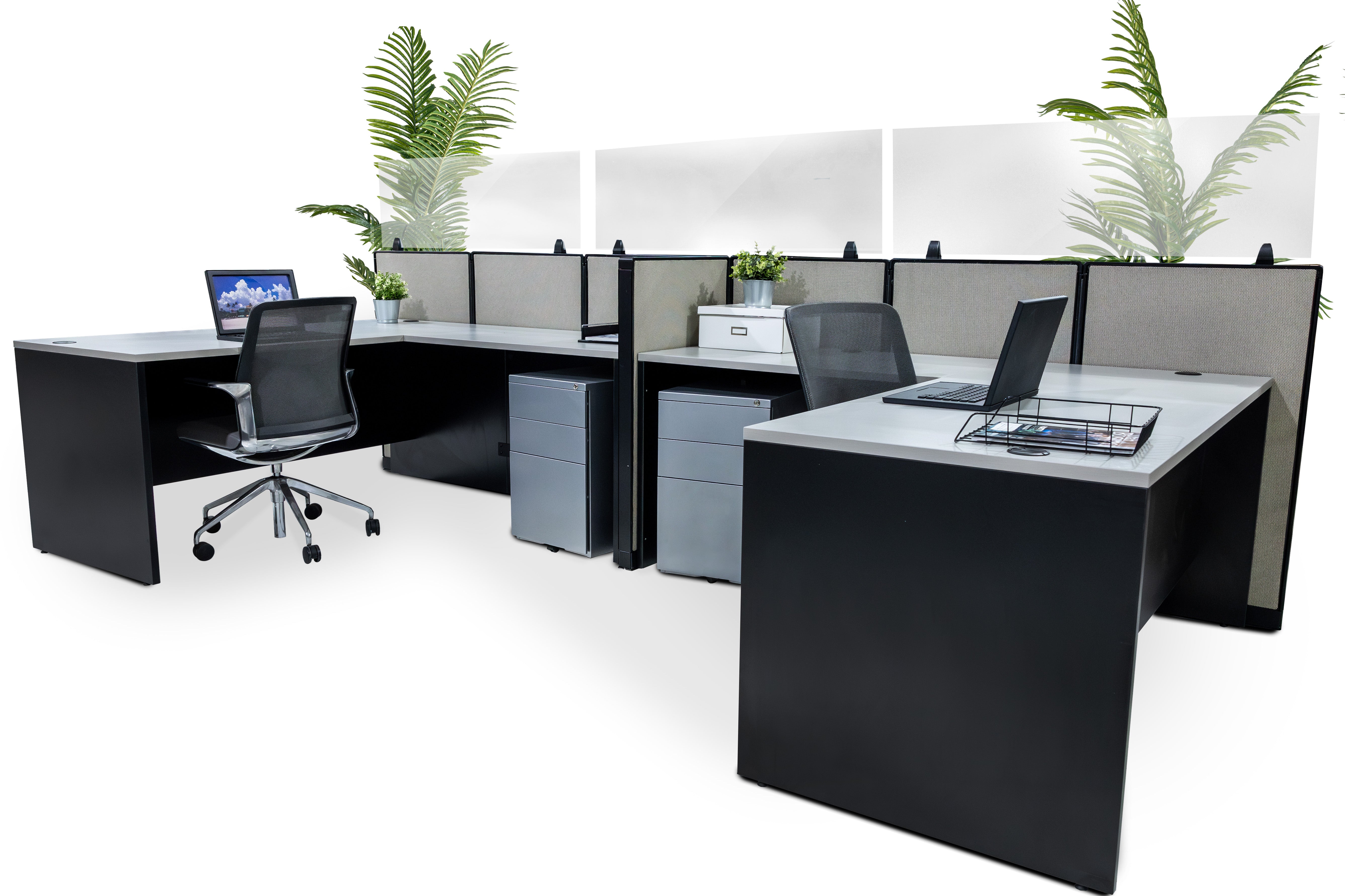 Modern desk displayed for an ecommerce shopping example
