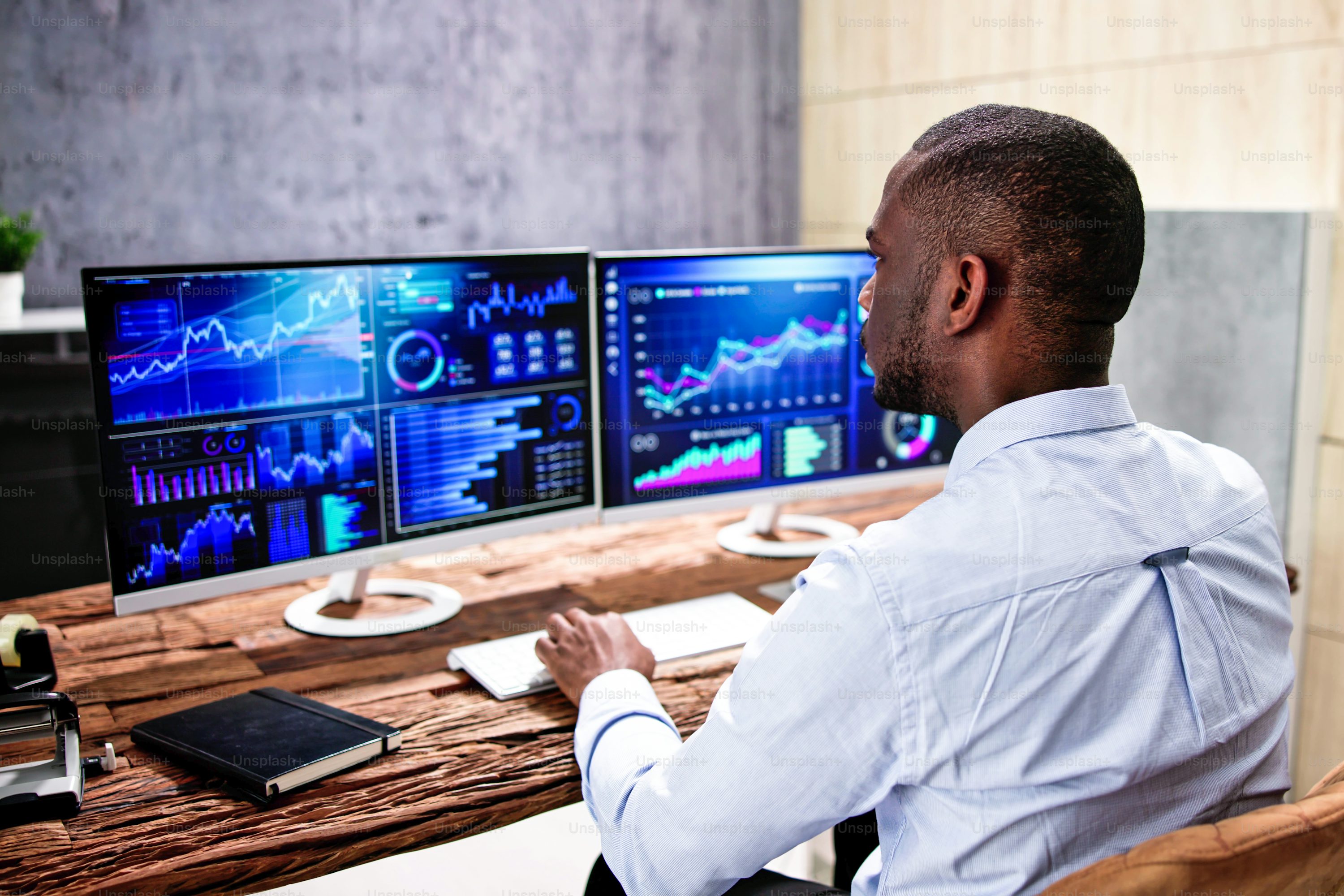Search analytics data displayed on a laptop screen