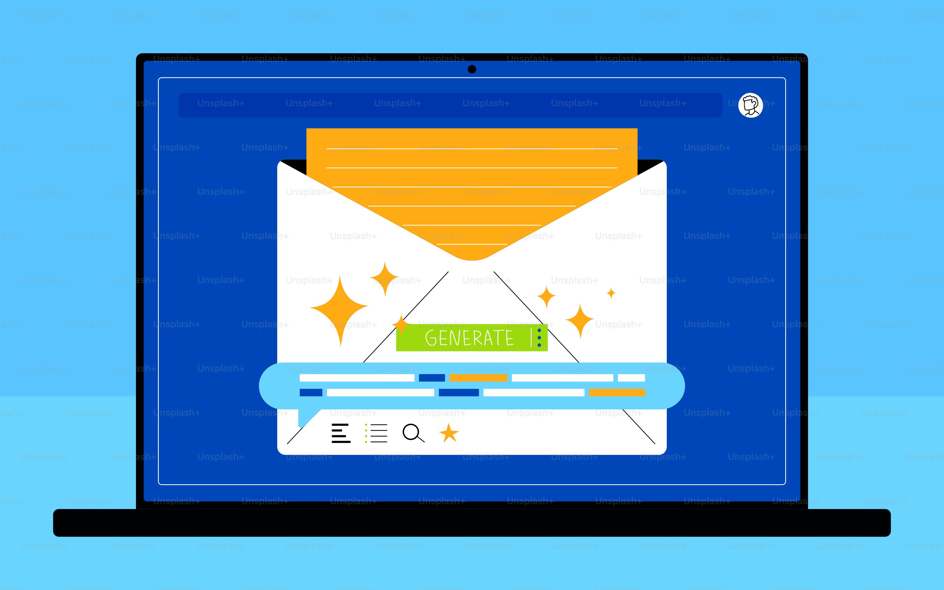 Welcome email displayed in a laptop inbox